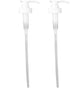 Universal Industrial Dispenser Pump for 1 Gallon Bottles by L'AUTRE PEAU - 38/400 | 12" Height | 5-7 CC Per Stroke | Pump Sanitizer, Lotion, Shampoo, Conditioner | Standard & F-Style Gallons (2 Pack)