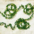 Kitstar 100LEDs USB Plug in Warm White Tiny Leaf Green Garland Fairy Light for Wedding Party Christmas Holiday New Year Garden Décor 33ft, UL588 Approved
