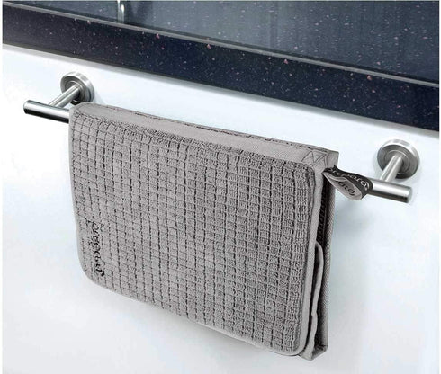 Prepara Gray, Drydock Dish Drying Mat, Extra Large