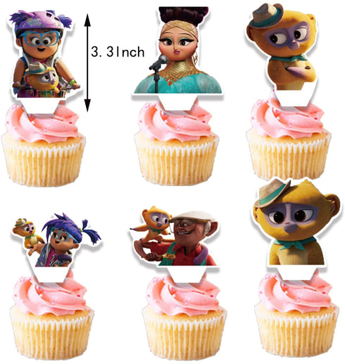 Monkey Vivo Birthday Party Supplies Monkey Vivo Party Decorations Set Include Monkey Vivo Background Cake Toppers Balloons