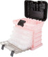 Pink Tool Box Durable Tackle Box Organizer with 4 Compartments for Hardware, Fishing Tackle, Beads, Hair Accessories and More by Stalwart