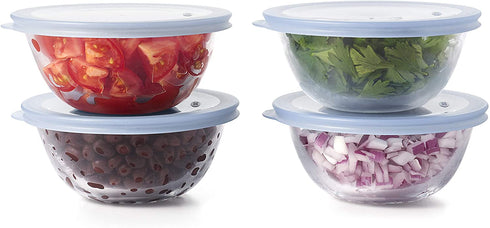 OXO Good Grips 8-Piece Glass Prep Bowl Set