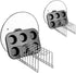 Slideep Lid Organizer, Kitchen Dish Plate Storage Organizer and Drying Rack, Bakeware Pot Lid Rack Holder Organizer, Pantry and Cabinet Holder,Set of 2