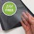 8" X 12" Zipper Quart Bags - Black Back Clear Front - 50 count