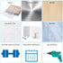 Adhesive Hooks.Heavy Duty Self Wall Hooks15lb(Max),Waterproof and Oilproof Transparent hooks11 Pack