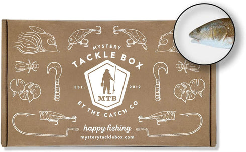 Catch Co Mystery Tackle Box Inshore Saltwater Fishing Kit | Redfish | Striped Bass| Snook | Speckled Trout | Flounder