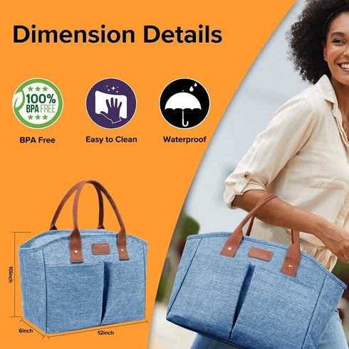 Lunch Bags for Women Insulated Fashionable Lunch Box Adult Lunch Bag for Work
