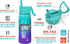 CHILLOUT LIFE 17 oz Insulated Water Bottle with Straw Lid for Kids and Adult + 20 Funny Waterproof Stickers - Perfect for Personalizing Your Kids Metal Water Bottle
