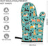 Dog Oven Mitts for Kitchen Oven Mitt Set of 2, Funny Kitchen Gadgets Paw Oven Mitts Cooking Non-Slip Insulated Kitchen Heat and Water Resistant Gloves Reusable Kitchen Items