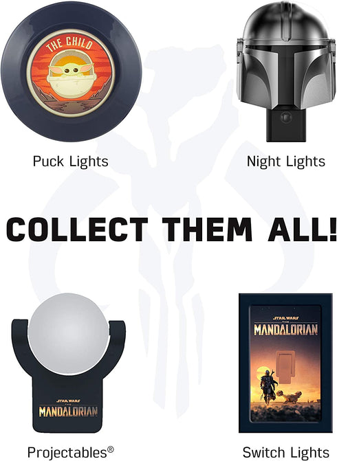 STAR WARS LED Night Light, Baby Yoda Lamp, Silicone, Battery or USB Operated, Mandalorian, The Child, Grogu, Collector™s Edition, Ideal for Bedroom, Game Room, Office, 51779