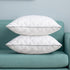 Lipo 18x18 Pillow Inserts Quilted- Set of 2 Up to 520GR Filling Throw Pillows Hypoallergenic - Bedding Square Pillows Luxury Decorative for Couch Bed Office Hotel (White, 18x18 Inch)