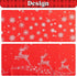 TOMORO Rectangle Christmas Tablecloth - Xmas Themed Reindeer & Snowflake Print Tablecloth Table Cover for Holiday Dinner Party Kitchen Decoration, 60 x 102 inch