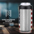 Maxso Slim Can Cooler, 4-in-1 Double Walled Stainless Steel Insulated Beer Can Holder, Works With All 12 Oz Cans,Bottles & As A Pint Cups | America Flag
