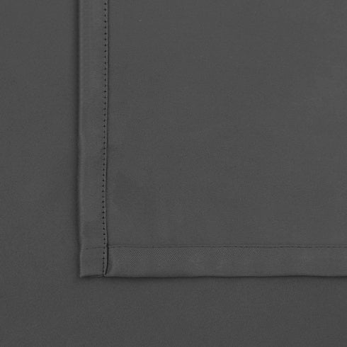 BGment Dark Grey Window Curtains for Bedroom - 38 x 45 Inch Thermal Rod Pocket and Back Tab Blackout Curtains for Kitchen/Window/Living Room, 2 Panels