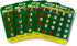 Green Auto Backseat Bingo Pack of 4 Bingo Cards Great For Family Vactions Car Rides and Road Trips