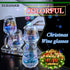Christmas Diamond Whiskey Glasses Wine Glass Set Of 2(10Oz)Rocks Glass,with Gold Rim Stemless,Iridescent Glassware Crystal Material Tumblers,for Red Wine Bourbon Beverage Juice Glass(2pcs )