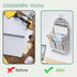 3 Pcs Wall Hanging Organizer Bags with Hooks, Waterproof Door Closet Storage Bags, Hanging Pockets, Linen-Cotton Storage Bags, Bedside Storage, Baby Storage, Doorway Key Letter Storage