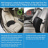 Lumbar Support Pillow for Car Seat Multi-Use Memory Foam Lower Back Cushion with Ergonomic Streamline, Upgraded for Waist & Hip Pain Relief, Perfect for Office Chair,Car Driver, Recliner,Black