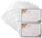 Samsill Clear 4x6 Recipe Card Protectors (25 Pack Mini Binder Sheets)
