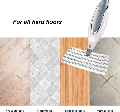 N / A GSTMMP Steam Mop Replacement Pads Steamer Pads for Shark Steam Pocket Mop S3601 S3601D S3501 S3550 S3801 S3901 S3901D SE450 Floor Cleaner Durable (Brown, 3)