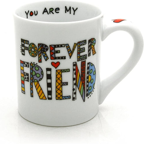 Our Name is Mud œForever Friend? Cuppa Doodle Porcelain Mug, 16 oz.