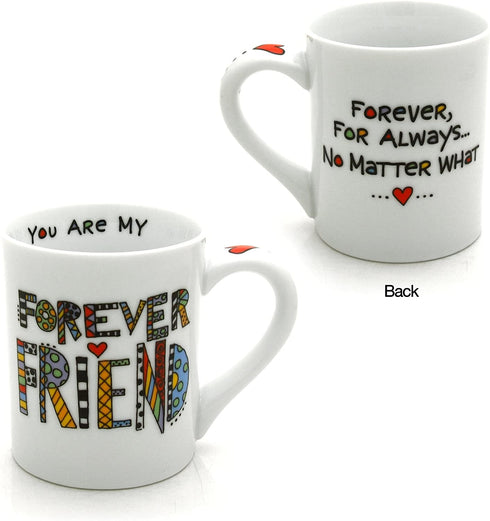 Our Name is Mud œForever Friend? Cuppa Doodle Porcelain Mug, 16 oz.