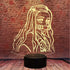 Kamado Nezuko 3D Illusion Demon Slayer Merch Night Light LED Anime Lamp 16 Colors Remote Control Room Decor