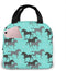 antspuent Wild Horses Lunch Bag for Women Girls Kids Insulated Picnic Pouch Thermal Cooler Tote Bento Large Meal Prep Cute Bag Big Leakproof Soft Bags for Lunch Box, Camping, Travel, Fishing
