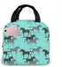antspuent Wild Horses Lunch Bag for Women Girls Kids Insulated Picnic Pouch Thermal Cooler Tote Bento Large Meal Prep Cute Bag Big Leakproof Soft Bags for Lunch Box, Camping, Travel, Fishing