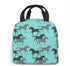 antspuent Wild Horses Lunch Bag for Women Girls Kids Insulated Picnic Pouch Thermal Cooler Tote Bento Large Meal Prep Cute Bag Big Leakproof Soft Bags for Lunch Box, Camping, Travel, Fishing