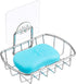 iPEGTOP Shower Caddy Basket with Hooks Soap Dish Holder Shelf for Shampoo Conditioner Bathroom Kitchen Storage Organizer SUS304 Stainless Steel Adhesive No Drilling - 3 Pack