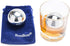BonBon Large 5.5 cm pair of Whiskey Balls-Reusable Metal Stainless Steel,Scotch,Vodka,Wine Ice Chiller Rocks Gift Set. Chilling Stones Cubes Won't Dilute Your Favorite Drink