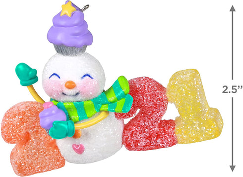 Hallmark Keepsake Christmas Ornament, Year Dated 2021, Sweet Decade