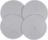 SHACOS Round Placemats Set of 4 Heat Resistant Cotton Rope Braided 12 inch Place Mats for Dining Table Thick Fabric Absorbent Table Mats Trivet (Light Gray, 12 Inch)