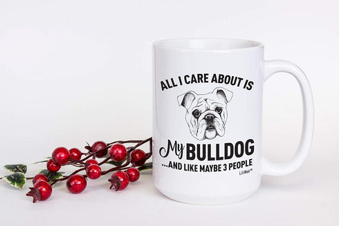 Bulldog Mom Gifts Mugs For Christmas Women Men Dad Decor Lover Decorations Stuff I Love Bulldogs Coffee Accessories Talking Art Apparel Funny Birthday Gift Home Supplies Products Dog Coffee Cup Mugs