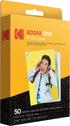 Kodak 2"x3" Premium Zink Photo Paper (50 Sheets) Compatible with Kodak Smile, Kodak Step, PRINTOMATIC, 50 count (Pack of 1)