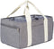 KENBO Baby Diaper Caddy Organizer with Changeable Compartments, Collapsible Nursery Storage Bin for Infant Shower, Portable Tote Bag for Baby Wipes (Gray)