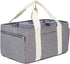 KENBO Baby Diaper Caddy Organizer with Changeable Compartments, Collapsible Nursery Storage Bin for Infant Shower, Portable Tote Bag for Baby Wipes (Gray)