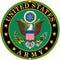Army Military Logo Aluminum Metal Sign - US Service Branch Home Wall Decor