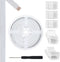 RGBZONE 32.8ft 5 Pin RGBW Extension Cable Wire Cord and 5Pack 5 Pin RGBW LED Light Strip Connectors Strip to Wire Quick Connection for 10mm Wide Waterproof or Non-Waterproof 5050 LED RGBW Strip Light