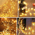 Extra-Long Star String Lights for Ramadan Decorations, 75FT 200 LED Plug in Fairy String Lights, 8 Modes Twinkle Star Lights for Indoor, Outdoor, Wedding Party, Christmas Tree, Garden (Warm White)