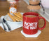 Heinz Ketchup Logo"Worth The Wait" Ceramic Coffee Mug | Collectible Drinkware And Novelty Kitchen Gifts | Oversized Cup For Tea, Cocoa, Hot And Cold Beverages | Holds 16 Ounces