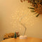 MEETYOU Tabletop Bonsai Tree Lights, DIY LED Artificial Tree Lamp ,Battery/USB Operated Night Light for Room Decor, Home Decor,Bedroom, Wedding,Christmas, (Warm White, 108 LED Sliver )