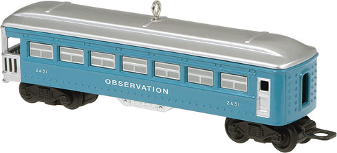 Hallmark Keepsake Christmas Ornament 2021, Lionel 2431 Observation Car, Metal