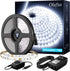 Olafus White LED Strip Lights, 32.8ft Dimmable Vanity Lights, 6000K Daylight 12v LED Light Strip, 10m Cuttable Tape Lights, Ambient Lighting Tape for Bedroom TV Cabinet Stair Mirror(600 LEDs 2835)