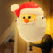 Leyespot Christmas Porch Light Covers, Santa Light Cover Outdoor Christmas Decorations, Cute Christmas Light Covers Large, Garage Decor (Flexible/No Tools Required), 12In H x 9In W x 4In D