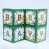 Baby Shower Safari Jungle Animal Box Set of 4 Baby Block Boxes for Gender Reveal Party Supplies Birthday Party Decorations Boy Girl Baby Blocks Decorations. (Green)