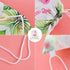 WERNNSAI Luau Flamingo Party Supplies - 12 Pack 10'' x 12'' Party Favor Bags with Drawstring Pouch Hawaiian Party Gift Bag for Girls Birthday Baby Shower Summer Beach Pool Backpack Wrap Goodie Bags