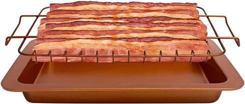 Gotham Steel Bonanza Bacon Cooker, Large, Brown
