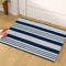 OJIA Striped Doormat 2'x3' Cotton Hand Woven Welcome Doormats Machine Washable Indoor/Outdoor Small Rugs Front Porch Rug Farmhouse Mat for Entryway/Kitchen/Laundry/Bathroom
